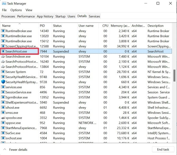 servicio de búsqueda de windows