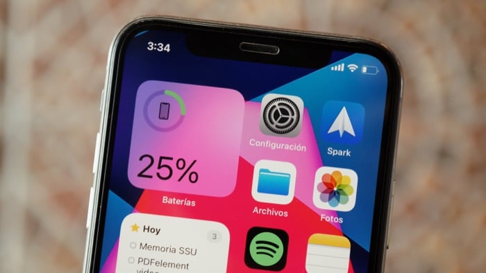 widgets d'écran d'accueil iphone