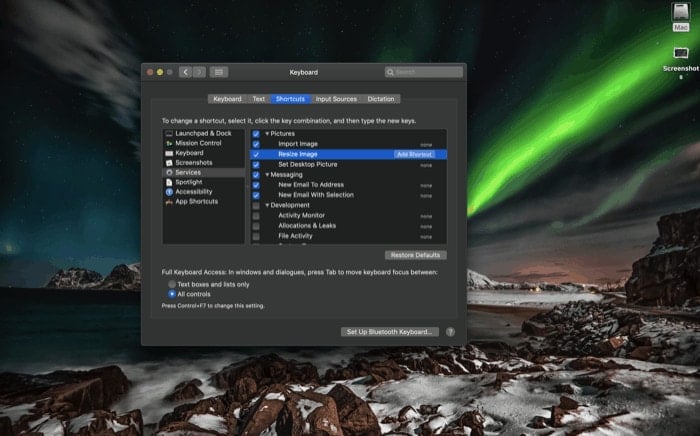 cómo automatizar el cambio de tamaño de imágenes en macos - acceso directo de automator 4