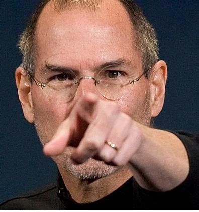 steve jobs pointing