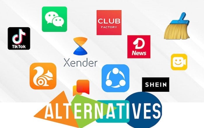 Alternativen zu chinesischen Apps