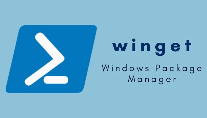 gerenciador de pacotes windows winget