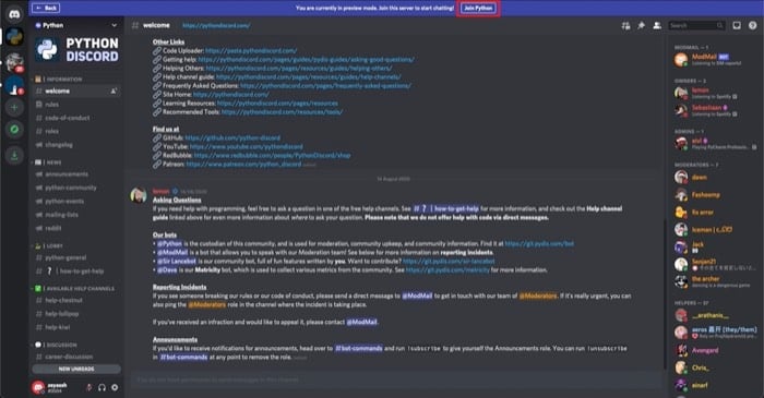 trouver des serveurs discord à rejoindre sur discord