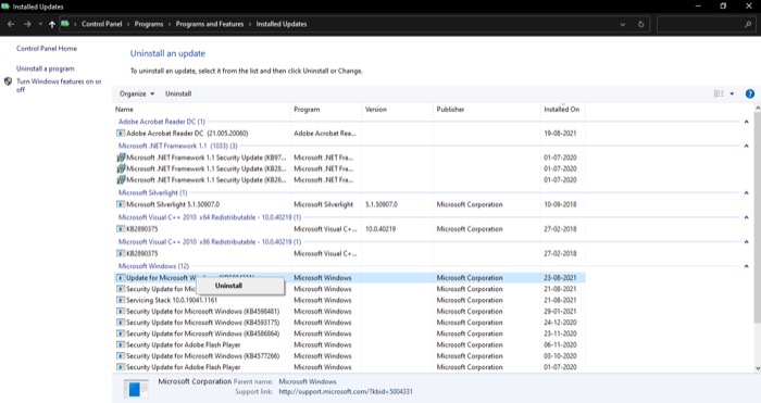 risolvere l'aggiornamento di windows 10