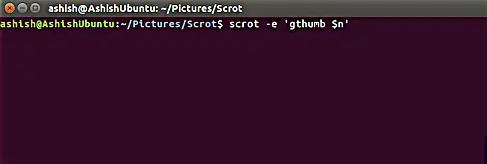 scrot запускает gthumb