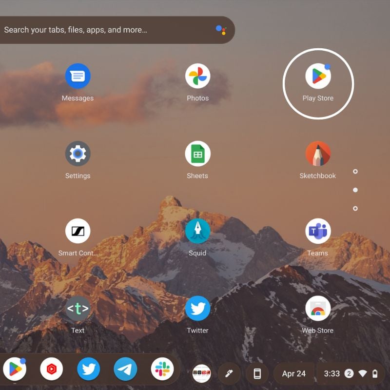 play store su chromeos