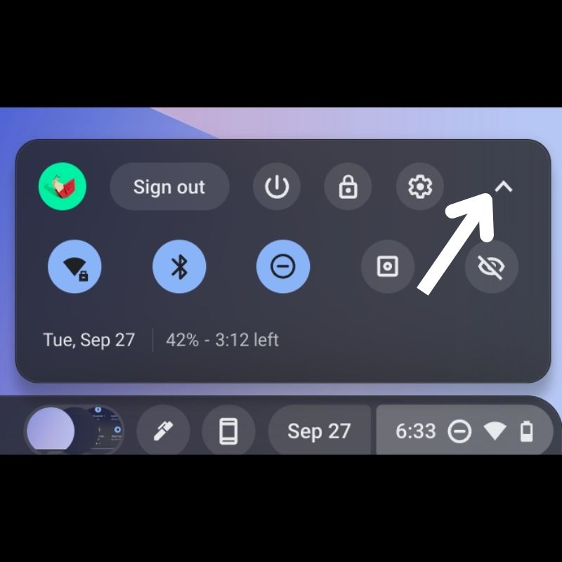 Erweitern Sie das Schnellmenü in ChromeOS