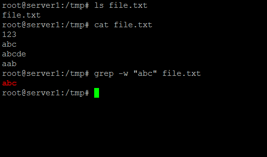 Grep para solo palabras completas