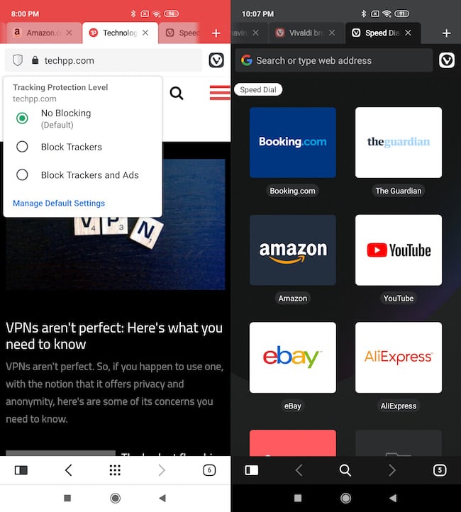 vivaldi arriva su android, con alcune caratteristiche degne di nota - vivaldi android features
