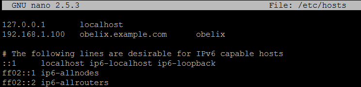 Ubuntuのhostsファイル