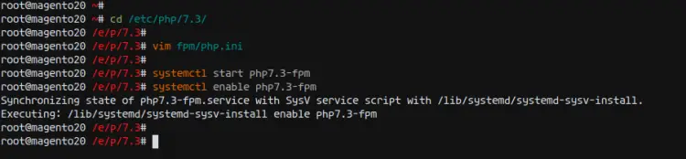 PHP-FPM 7.3をインストールおよび設定