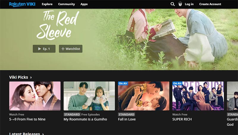 Viki - sitio de Kdrama gratis
