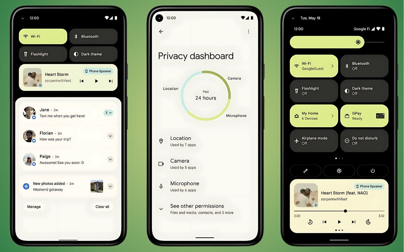 material u design on android 12