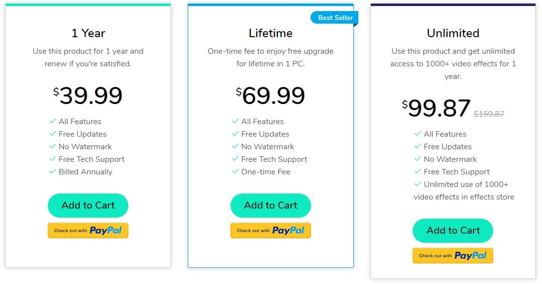 Comprar Editor de Video Filmora