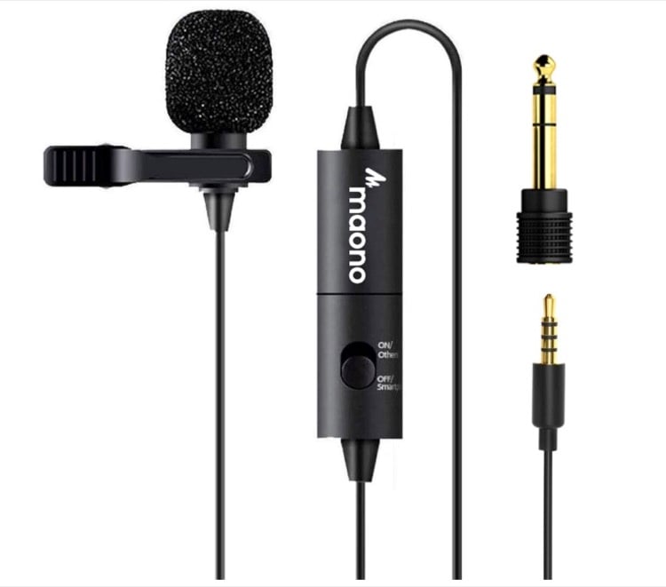 maono au-100 clip-on lapel mic