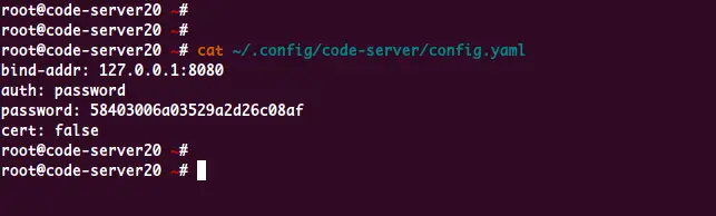 기본 구성 Visual Code Server