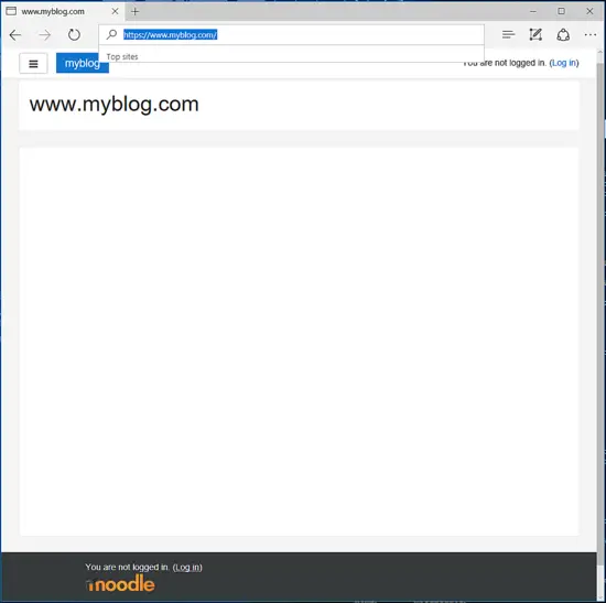Frontend de Moodle