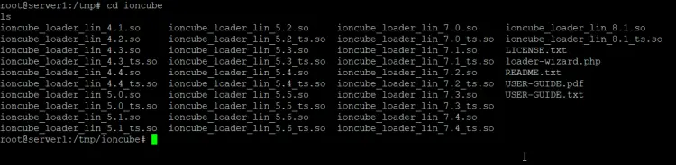 Arquivos do loader IonCube