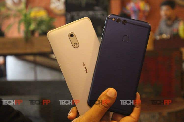 affrontement technologique : honor 7x contre nokia 6 - honor 7x nokia 6 1