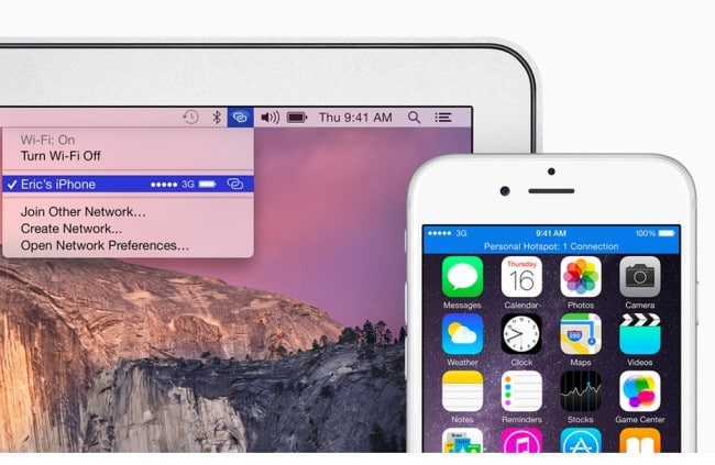 iOS 9のMac、iPad、iPhoneの連携