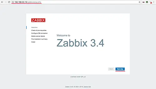Configurazione Zabbix