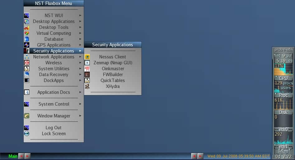 Sistemas Operativos Favoritos de los Hackers - Network Security Toolkit
