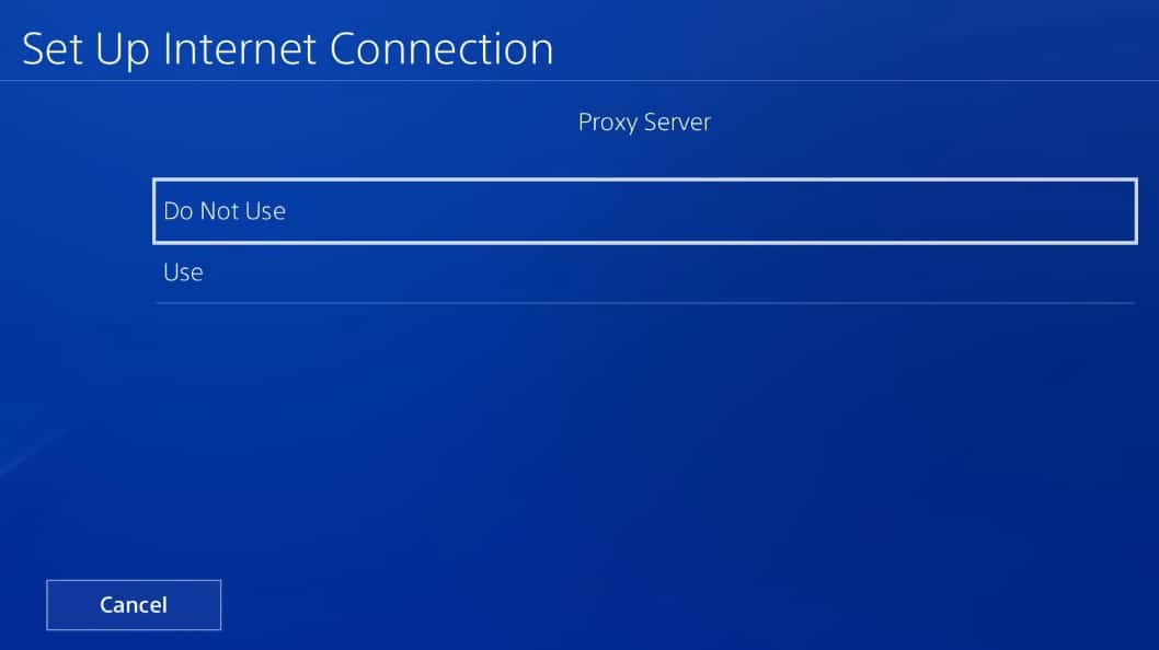 Изменить DNS на PS4