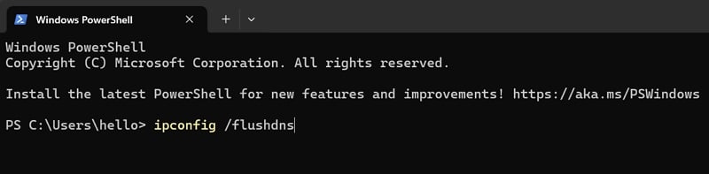 сброс dns на windows