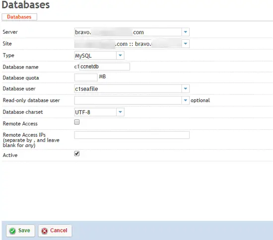 Erste Datenbank
