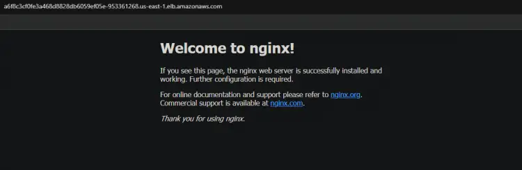 доступ к вашему приложению nginx через браузер