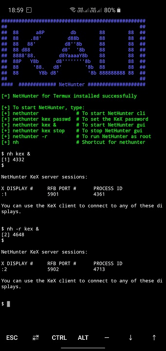 Kali Linux sur smartphone Android non rooté