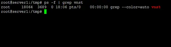 PS grep en vnstat