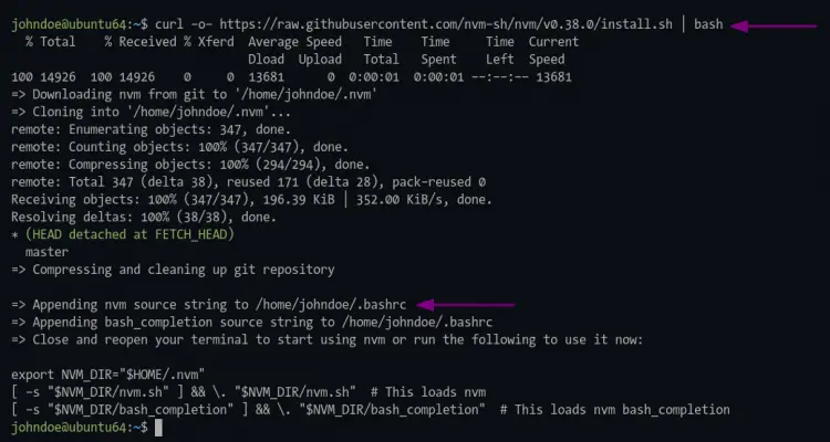 Installieren Sie den Nodejs-Version-Manager oder NVM