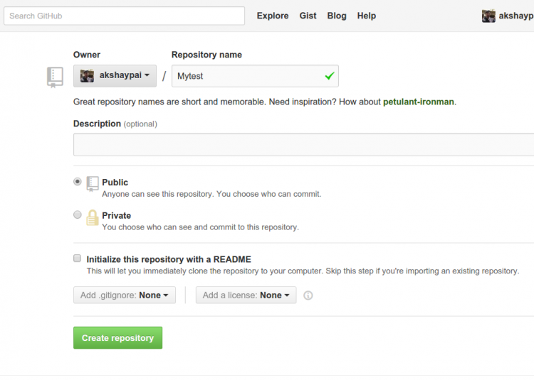 Créer un dépôt sur GitHub