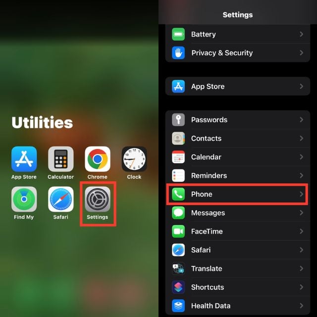 abrir configuración