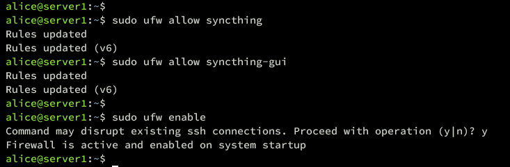 configurar ufw