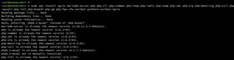 installer deps