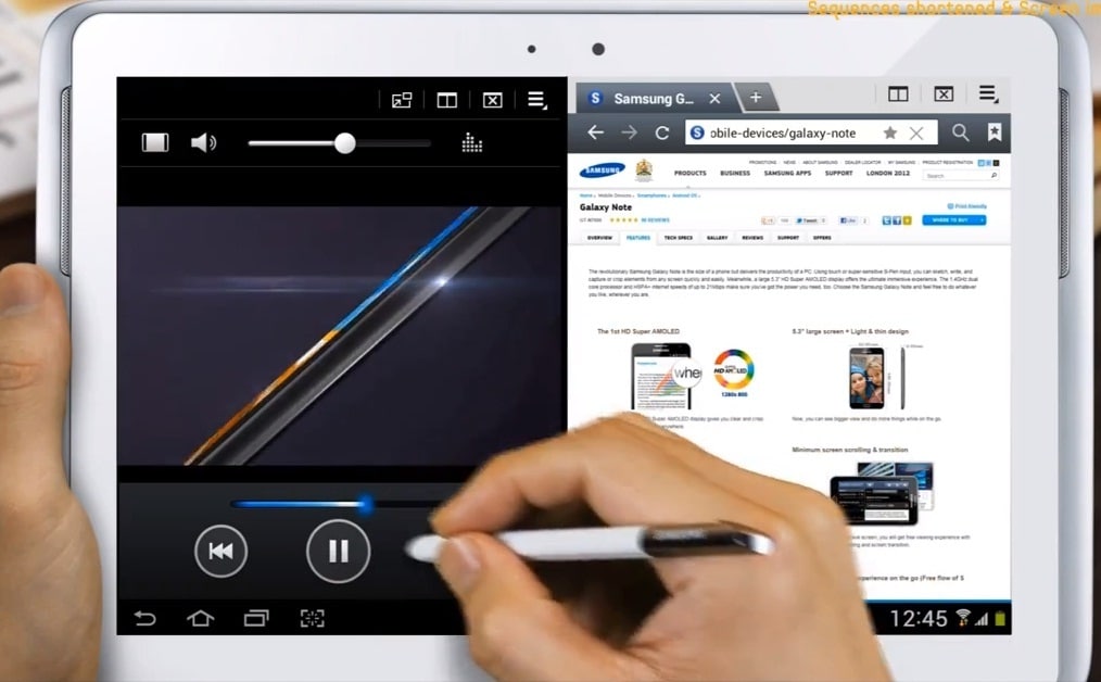 印象的な機能を備えたサムスンのGalaxy Note 10.1 - 11