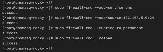 configurar firewalld