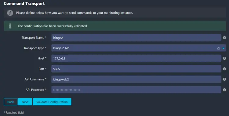 Icinga API-Details