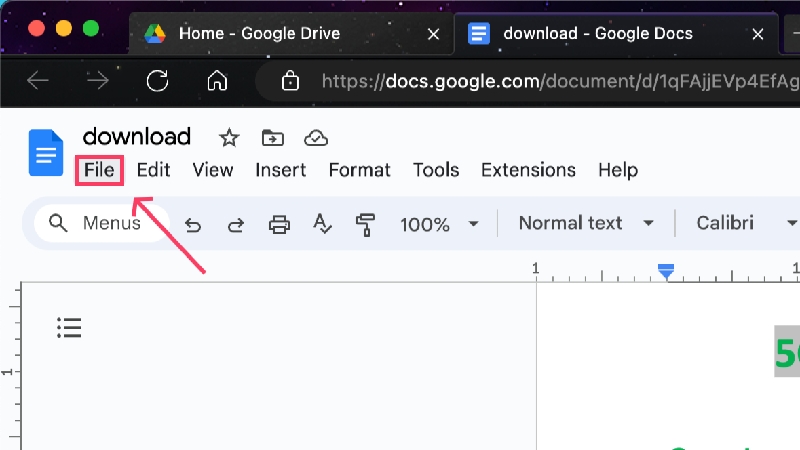icona file in google docs