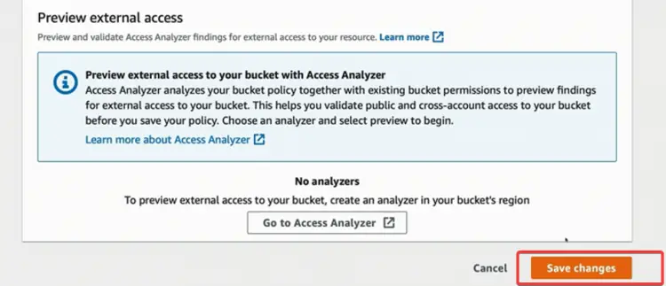Einrichten der richtigen Bucket-Richtlinie