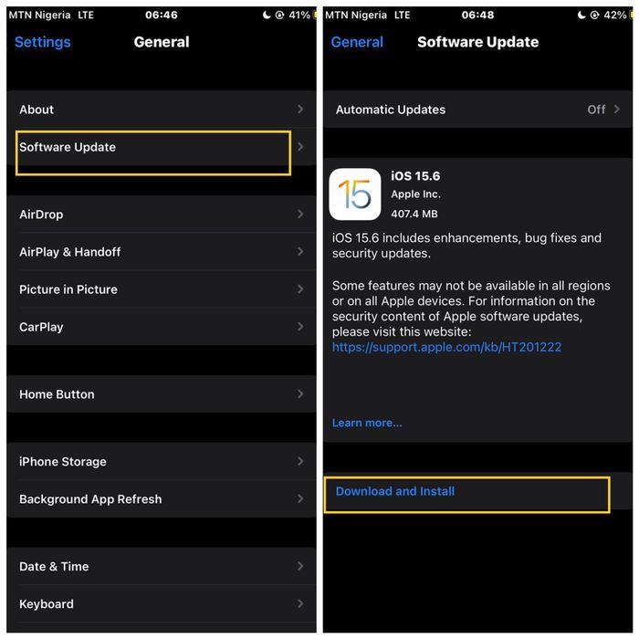 Actualizar iOS