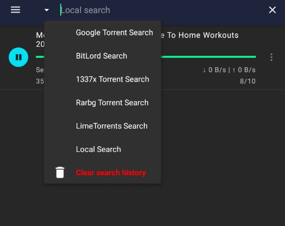 Téléchargeur de torrents pour Android