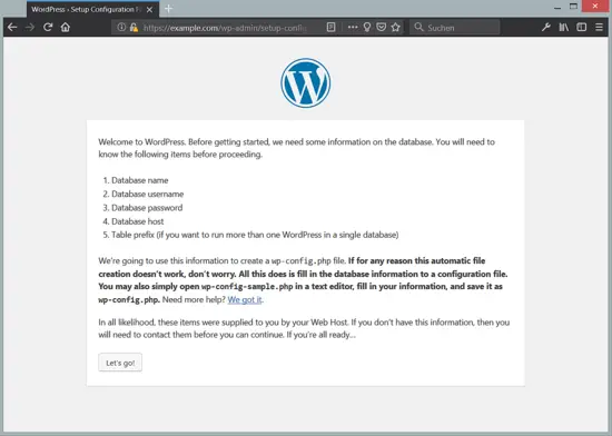 Installateur Web WordPress