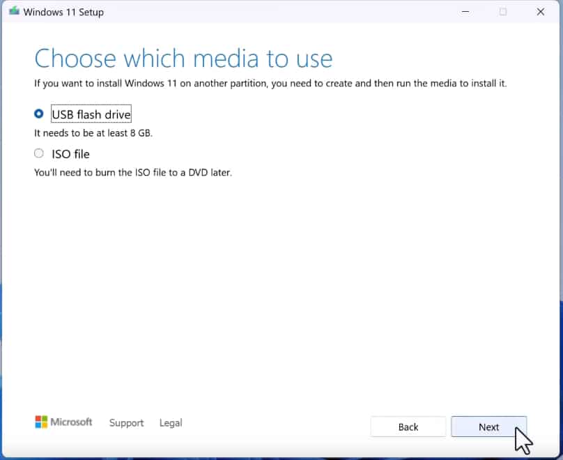 Upgrade auf Windows 11