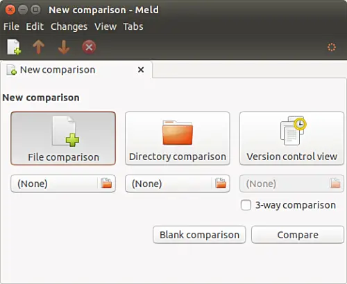 Meld 파일 비교