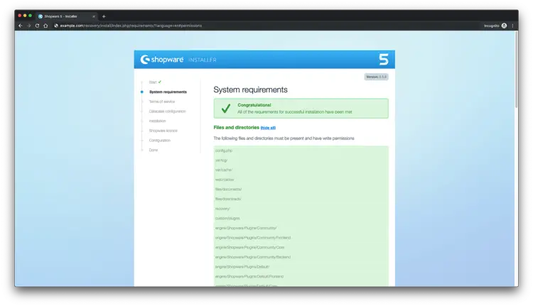 Exigences système de Shopware
