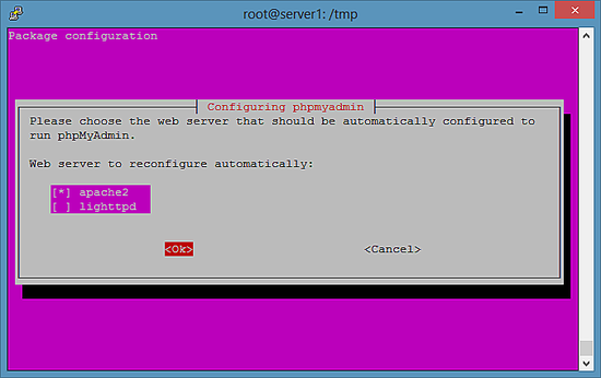 Web server da riconfigurare automaticamente.