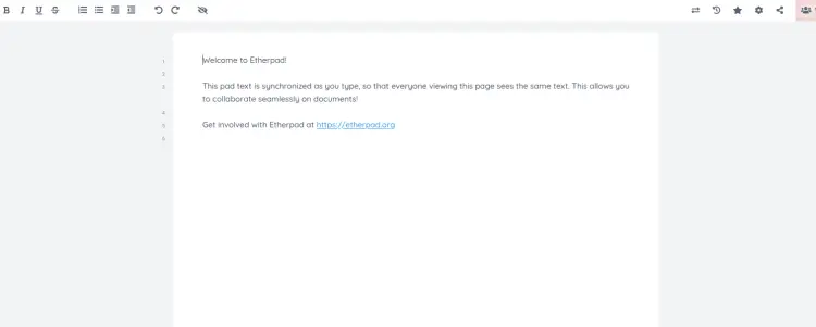 editor etherpad